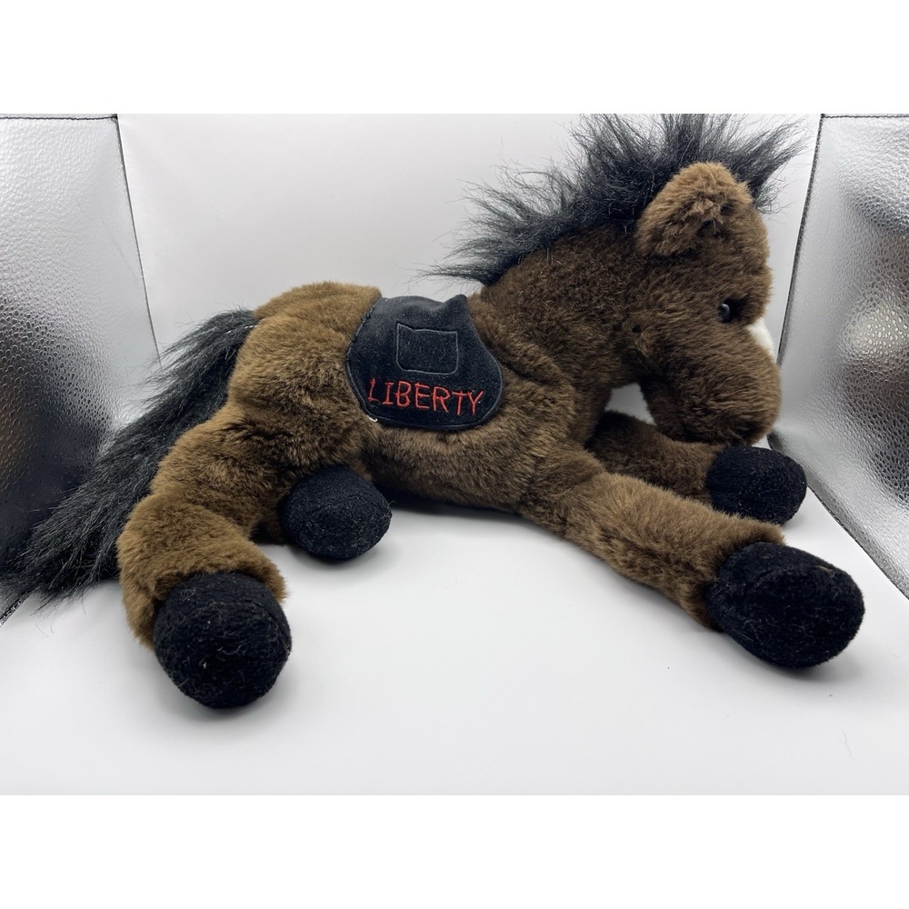 Adventures of Rush Revere Liberty the Horse Plush Stuffed Animal 12" Brown